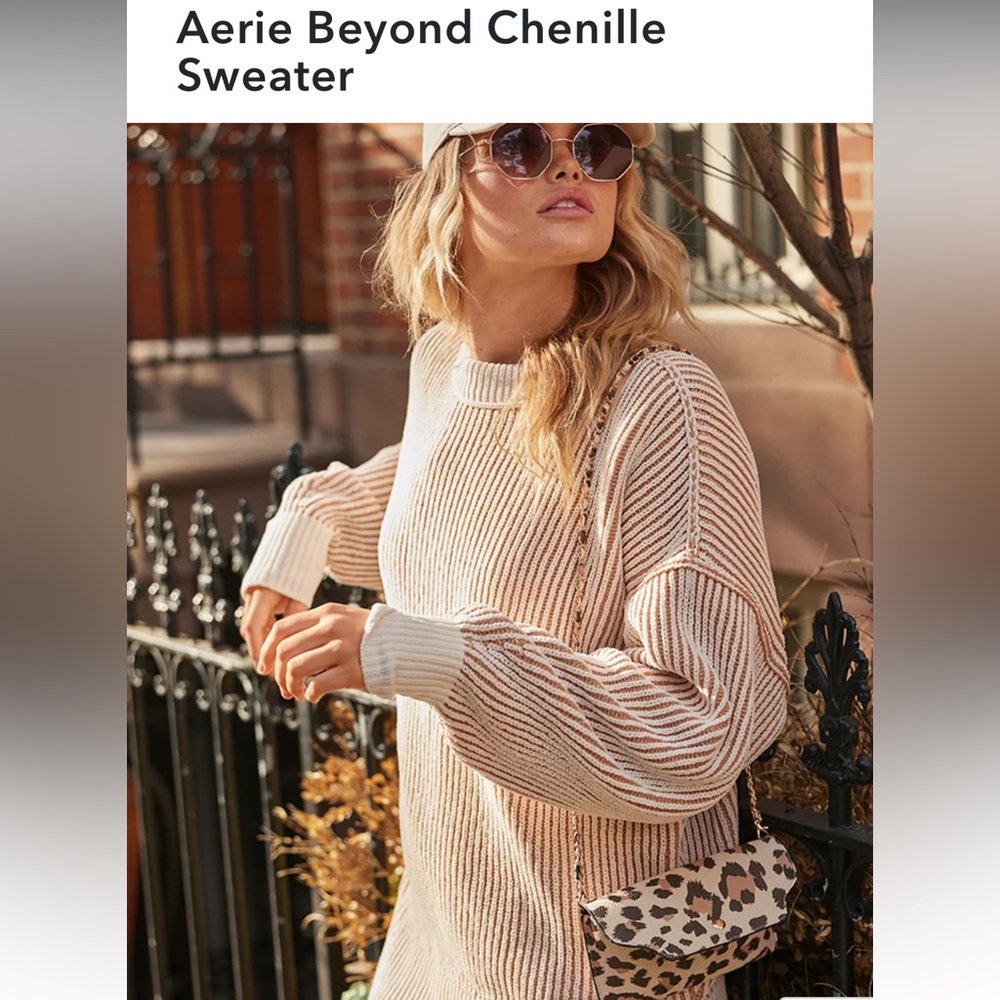 Aerie Beyond Chenille Sweater